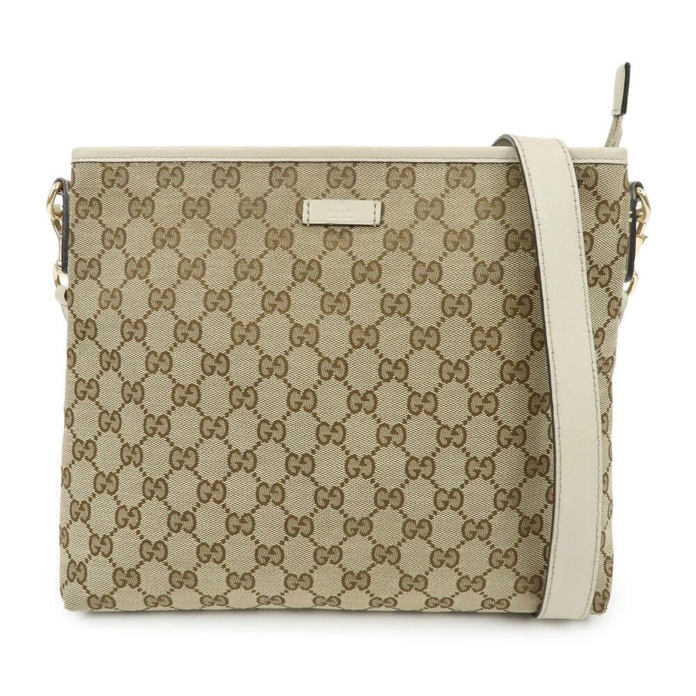 Gucci GG Supreme Crossbody Bag Beige